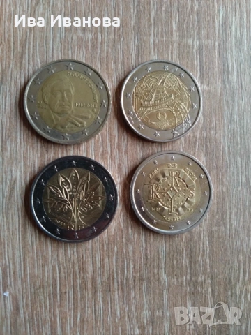 Продавам личната си колекция от 1€ и 2 €, снимка 4 - Нумизматика и бонистика - 54878380