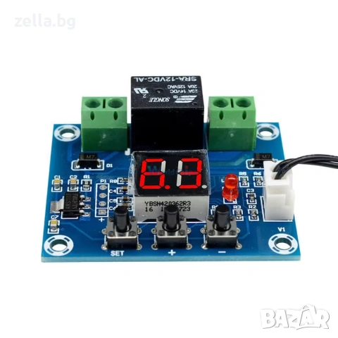 Сензор за влажност на почвата с 12V 20A реле – Автоматичен контролер за напояване на градини 10043, снимка 7 - Друга електроника - 54656085