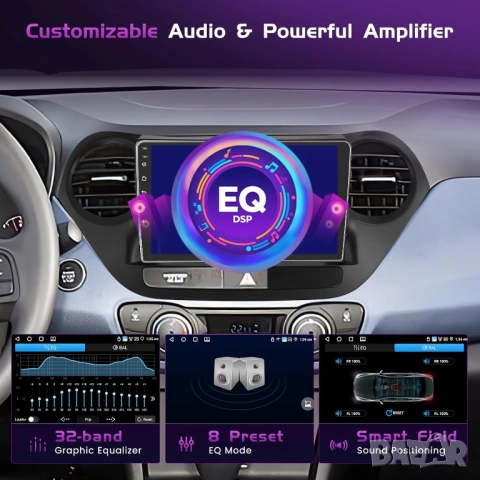 Мултимедия за Hyundai I10, Android, Двоен дин, Навигация, Hyundai Grand I10 2 DIN, плеър, Андроид, снимка 9 - Аксесоари и консумативи - 54863884