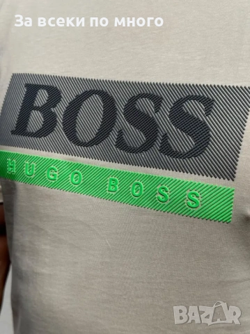 ♣️Мъжка Тениска Boss Лого Бродерия, снимка 3 - Тениски - 54732890
