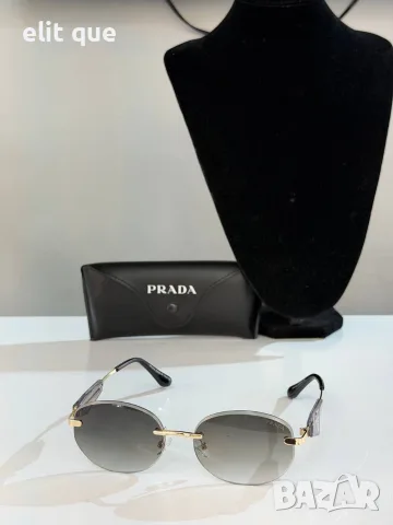 Очила + висок клас калъф + на марката кутия + сертификат + кърпичка prada, снимка 9 - Слънчеви и диоптрични очила - 55343173