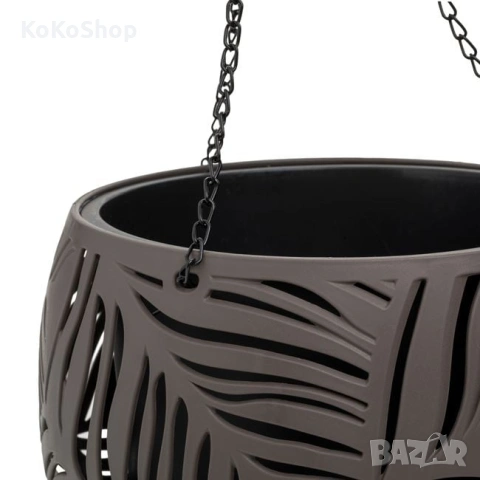 Висяща саксия - Ø 21 x 16 см., снимка 2 - Саксии и кашпи - 54397182