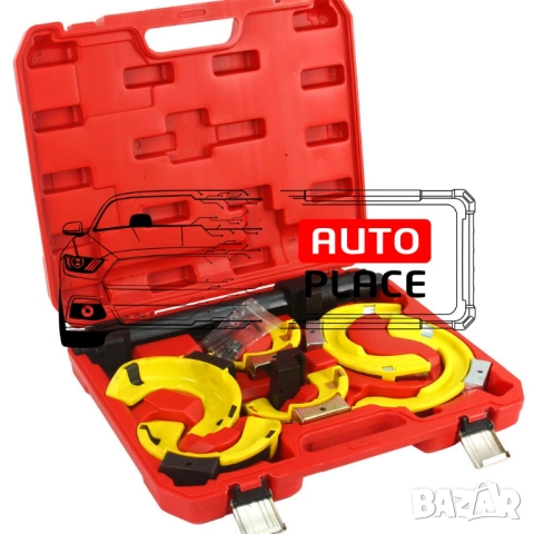 Професионален комплект скоби за изваждане на пружини в леки и лекотоварни автомобили Mar-Pol