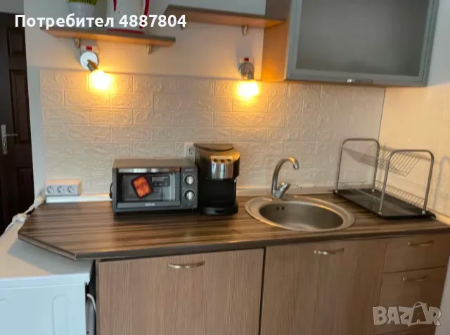 Продава се обзаведен едностаен апартамент в Сарафово, снимка 6 - Апартаменти - 55345616