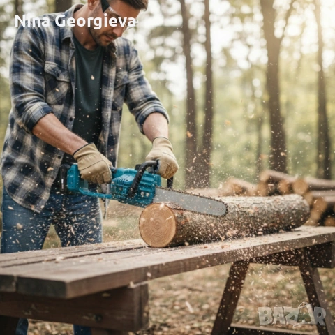 Комплект акумулаторна резачка 30см с маслен филтър и дисплей 36V8A, снимка 5 - Диамантени и режещи инструменти - 54052908