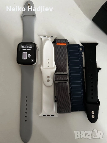 Apple Watch 7 White, снимка 2 - Смарт часовници - 54857115