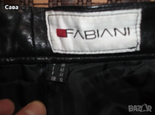 Кожен панталон FABIANI  дамски,С, снимка 3 - Панталони - 54208888