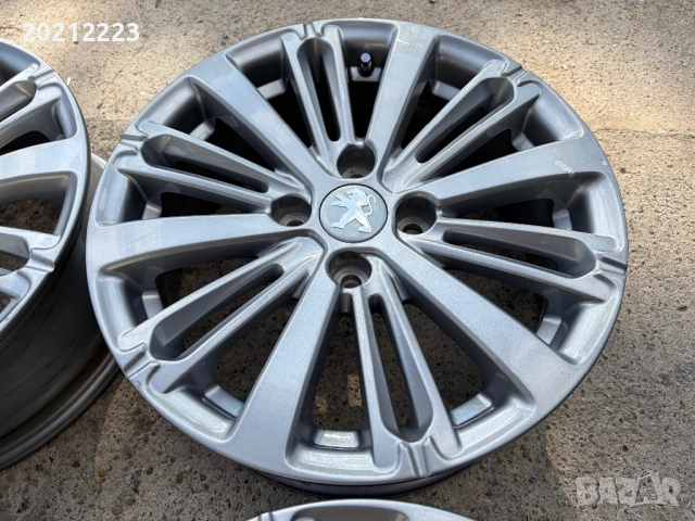 4 броя алуминиеви джанти за Peugeot 208,2008 16, снимка 7 - Гуми и джанти - 54596350