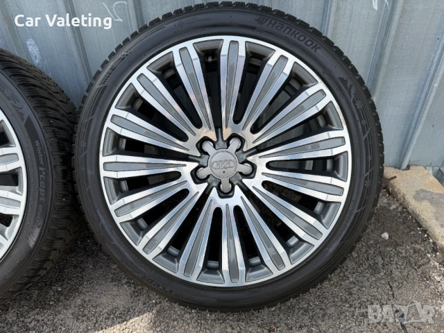 Оригинални джанти с гуми Audi 20 цола Е9JX20H20 ET37 Audi A8 D4 Ауди А8 Д4, снимка 5 - Гуми и джанти - 54612941