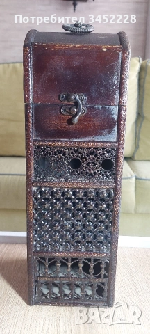 Кутия за вино за ценители височина 35см , снимка 2 - Декорация за дома - 54089138