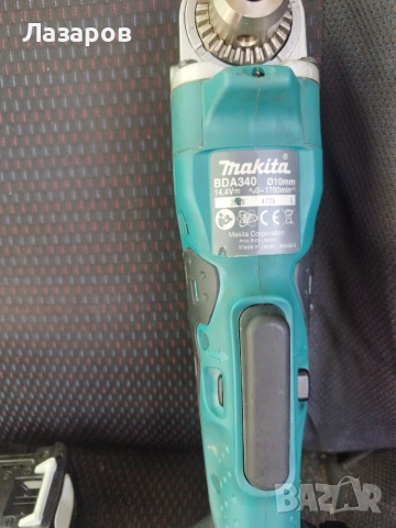Ъглова бормашина Makita BDA 340 14.4, снимка 3 - Бормашини - 53498314