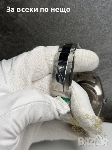 Rolex Datejust silver Мъжки Часовник С Автоматичен Механизъм Код Chronolux1, снимка 5 - Мъжки - 55057968