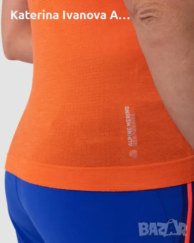Дамска Мерино тениска Salewa Pedroc Merino – Orangе, Размер 38M, цена 44 €, снимка 6 - Спортна екипировка - 55294145