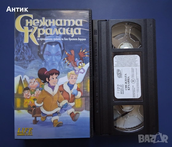 Видеокасети VHS Палечка Снежната Кралица / Анимация, снимка 5 - Други жанрове - 54905718