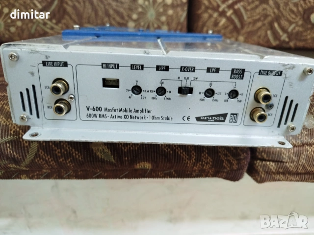 Усилвател DRIVE CRUNCH V- 600 RMS - USA , снимка 4 - Ресийвъри, усилватели, смесителни пултове - 54820865
