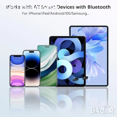 Нова Сгъваема стойка с колонка power bank RGB светлина идеален подарък, снимка 5 - Друга електроника - 54526662