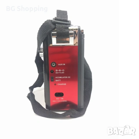 Aкумулаторно, преносимо радио с фенер, MP3, USB, SD карта/ Portable radio with flashlight MP3, USB, снимка 6 - Радиокасетофони, транзистори - 47743552