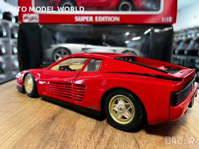 Метална колекционерска количка модел BURAGO FERRARI 1984г.1:18 55 лв. / 28.12 €, снимка 3 - Колекции - 55018470