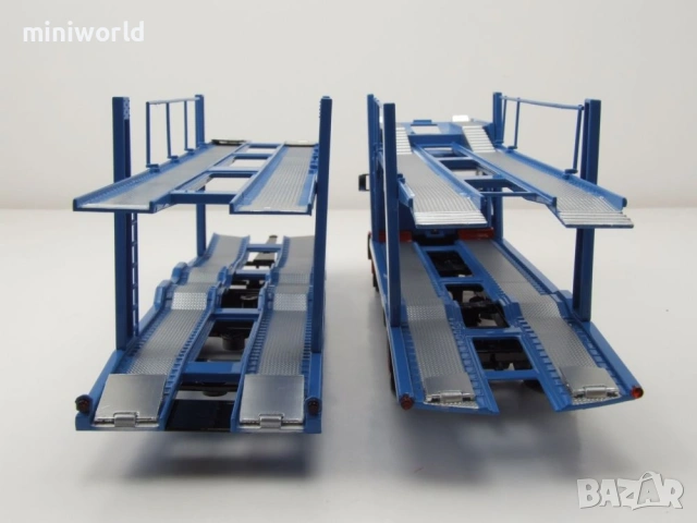 MAN автовоз 1970 - мащаб 1:43 на ixo models моделът е нов PVC дисплей-кейс, снимка 7 - Колекции - 54701193