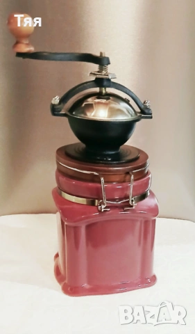 Порцеланова винтидж мелница за кафе , снимка 3 - Антикварни и старинни предмети - 53957319