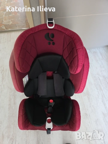 LORELLI Premium въртящ се детски стол за кола 0-36 кг. ROTO ISOFIX 360° RED&BLACK