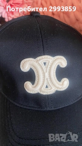 шапка Селин*Celine TRIOMPHE BASEBALL CAP IN COTTON, снимка 10 - Шапки - 54879367