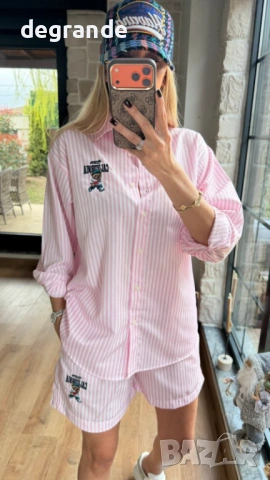 🎀Летен Спортен Сет със🎀 Мече🧸Лого Бродерия, снимка 3 - Комплекти - 54866096