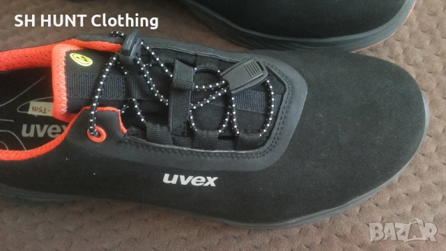 UVEX 68468 S2 Work Safety Shoes размер EUR 43 работни обувки с бомбе WS1-42, снимка 11 - Други - 54826727