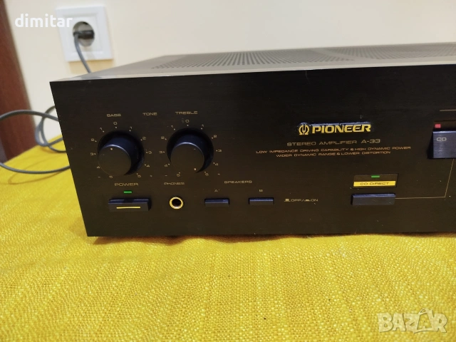 Стерео усилвател PIONEER A - 33 410 W - JAPAN, снимка 9 - Ресийвъри, усилватели, смесителни пултове - 55134392