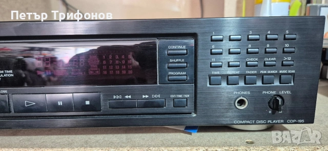 Sony CDP195 , снимка 2 - Ресийвъри, усилватели, смесителни пултове - 54550166
