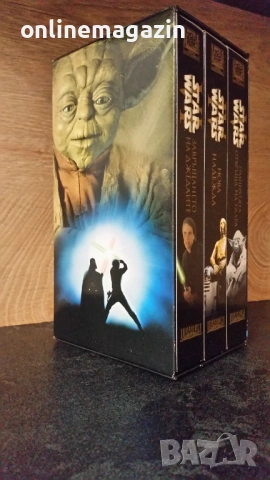 Видеокасети " STAR WARS ТРИЛОГИЯ " БГ СУБТИТРИ  VHS , снимка 2 - Други жанрове - 54693626