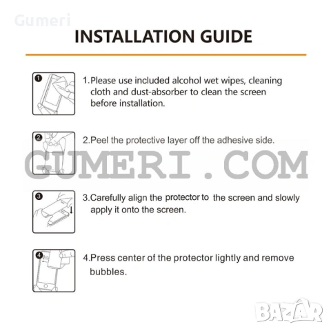 Протектор за Целия Екран Full Glue за Huawei Honor Magic8 Lite, снимка 6 - Фолия, протектори - 33410674