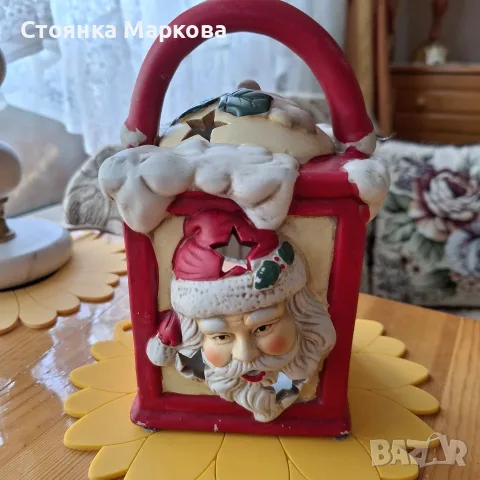 Коледен свещник с дръжка