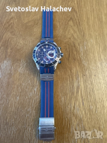 Ulysse Nardin Chronograph Date Quartz часовник, снимка 2 - Мъжки - 55466253