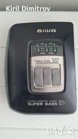 Aiwa Walkman Stereo Cassette Player Super Bass GS142