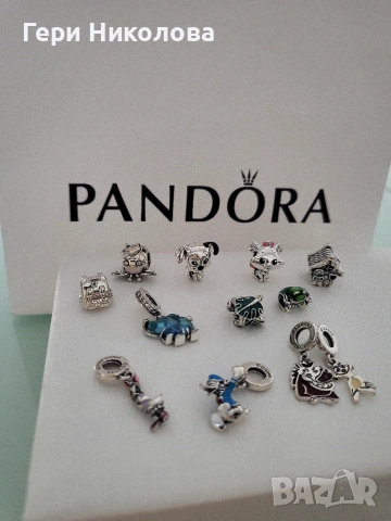 Сребърени талисмани PANDORA S925 ALE +КУТИЯ, снимка 9 - Обеци - 55273333