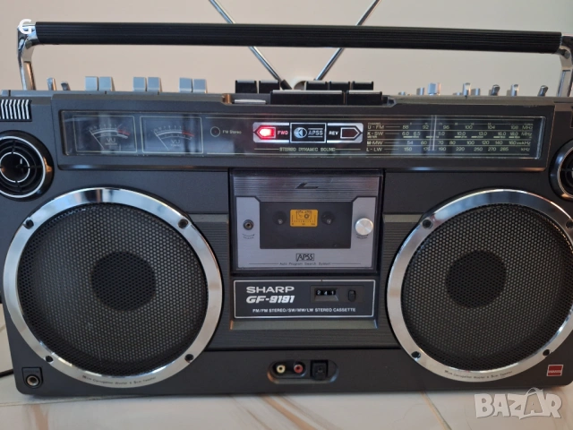 Стерео радиокасетофон Sharp GF-9191HB. Като нов., снимка 3 - Радиокасетофони, транзистори - 54899050