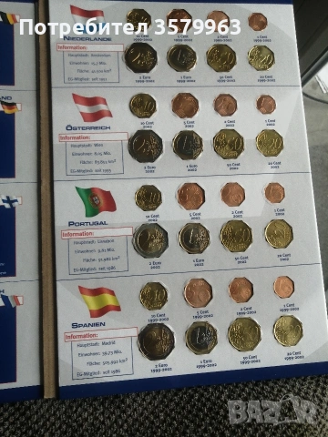 Първият Евромонети Албум 2002, снимка 7 - Нумизматика и бонистика - 55224120