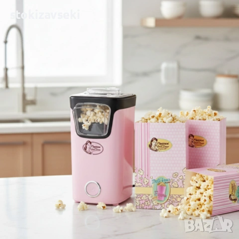Машина за пуканки без мазнина Bestron Sweet Dreams – бързо приготвяне у дома, снимка 2 - Други - 54126751