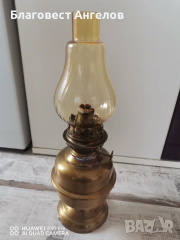 Метална газена лампа , снимка 2 - Антикварни и старинни предмети - 54073729