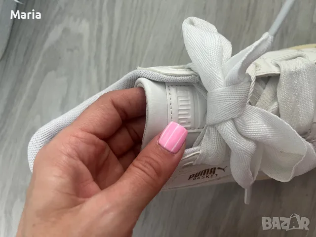 Оригинални дамски маратонки Puma Basket Patent размер 37.5, снимка 5 - Дамски ежедневни обувки - 55432001