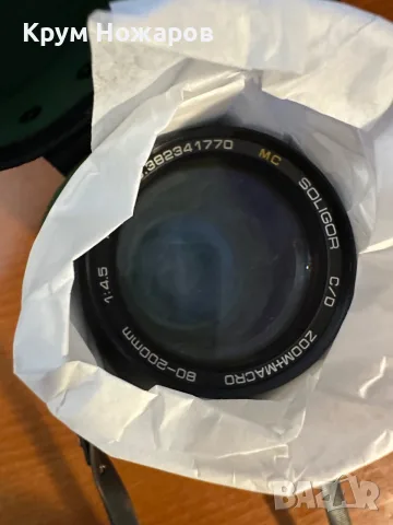 Продавам Обектив  SOLIGOR c/d zoom+macro 80-200mm , снимка 2 - Обективи и филтри - 55309485