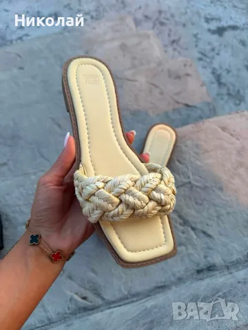 Чехли Zara – чисто нови, снимка 2 - Чехли - 55431073