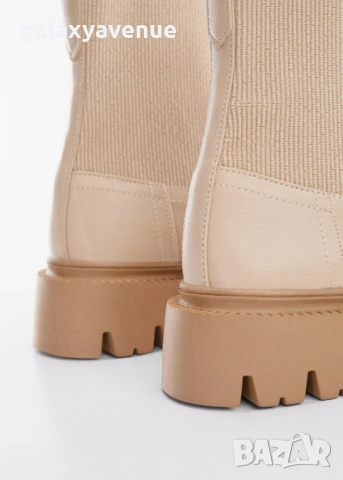 Mango Боти до глезена с масивна (платформена) подметка., снимка 4 - Дамски боти - 54066974