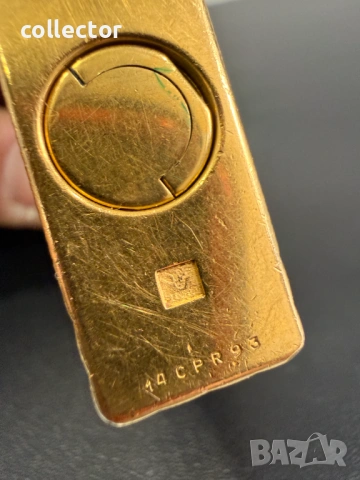 Луксозна позлатена запалка S.T. Dupont №8159, снимка 9 - Запалки - 54519935