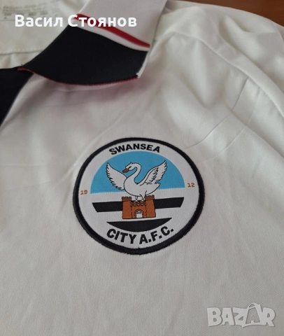 Swansea City AFC / Суонзи - Joma home Jersey 2022/23 - размер L, снимка 4 - Фен артикули - 51269798