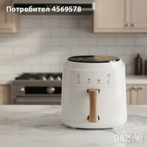 🔴Дигитален въздушен фритюрник Cheffinger Led Air Fryer 1400W - 8L🔴, снимка 6 - Уреди за готвене на пара - 54943271