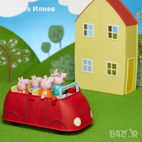 Къщата на Пепа Пиг с обзавеждане Колата на Пепа пиг Peppa pig фигури, снимка 4 - Фигурки - 55298334