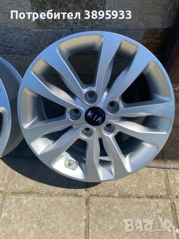 Оригинални джанти на Kia Hyundai 16”, снимка 4 - Гуми и джанти - 54876438