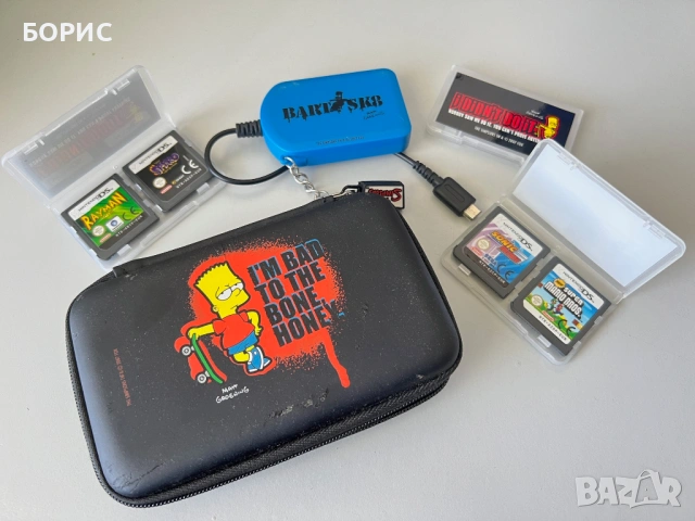 Nintendo DS Lite USG-001 + игри и аксесоари, снимка 4 - Nintendo конзоли - 54406670